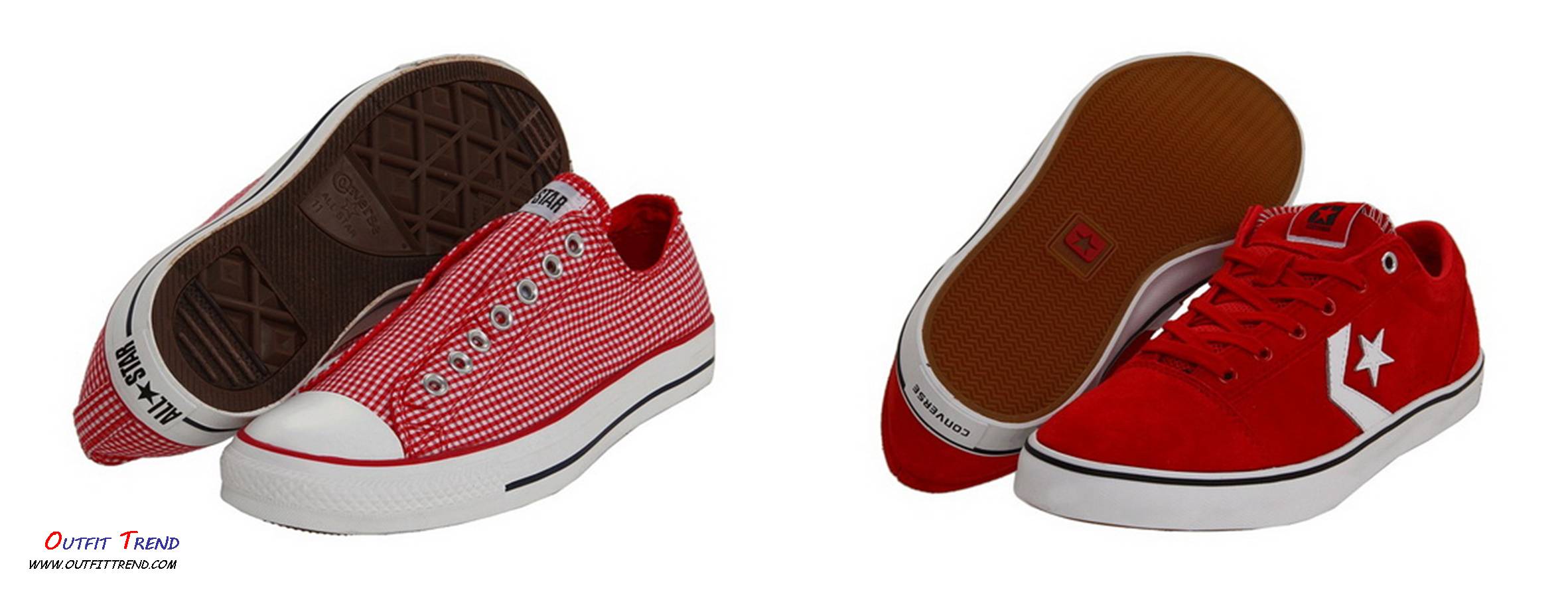 red converse low tops mens
