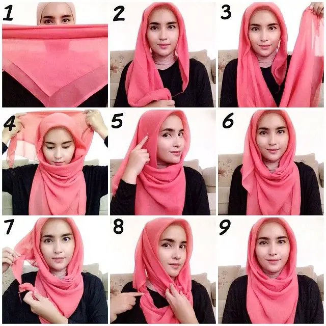 Women Muslim Ruffle Hijab Long Scarf Arab Headwrap Shawls Islamic Shayla  Scarf