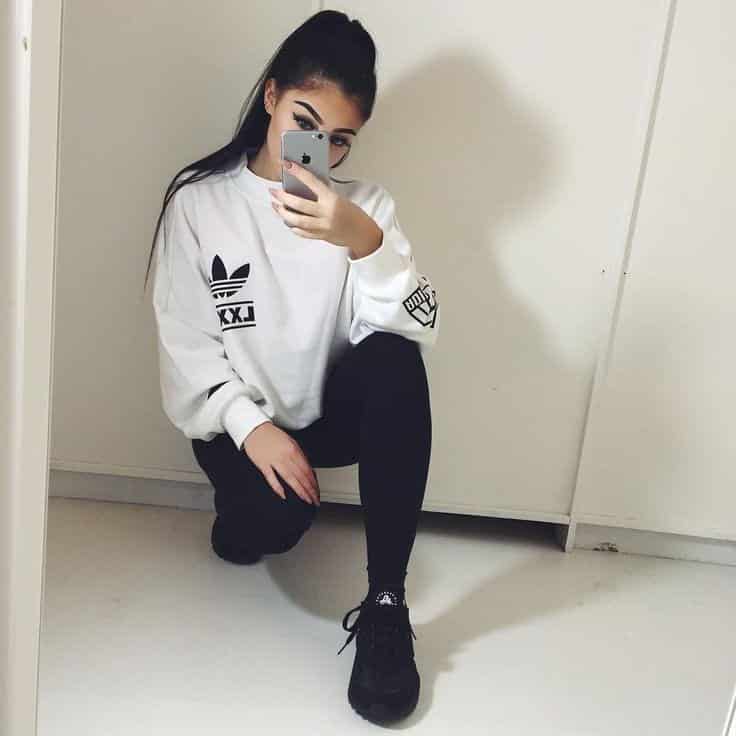 outfits with adidas jacket