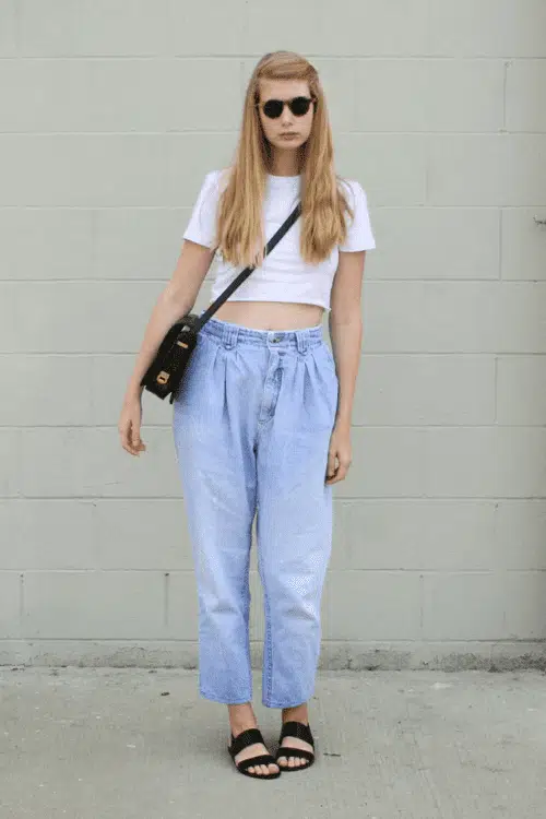 styling pleated jeans