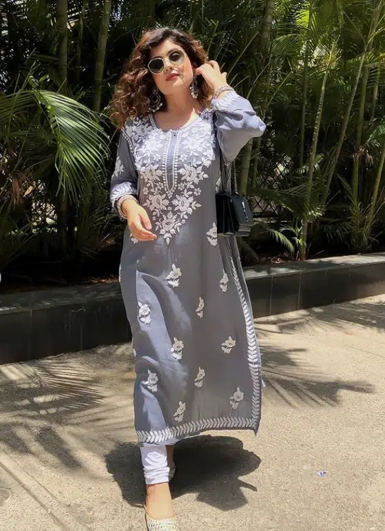 modern-grey-chikankari-kurti.