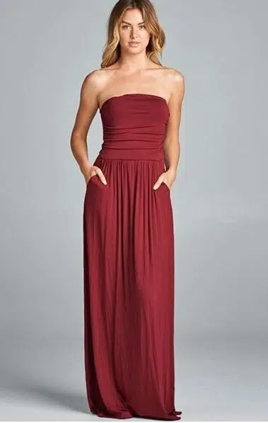 Strapless dress outfits