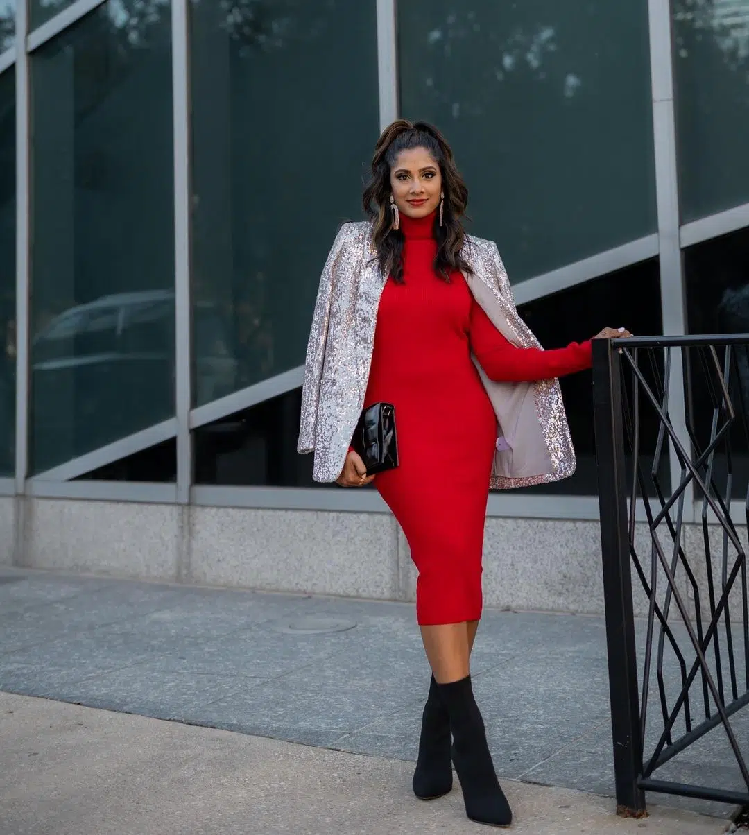 Sequin Blazer Outfits