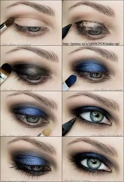 How to do step by step eye makeup