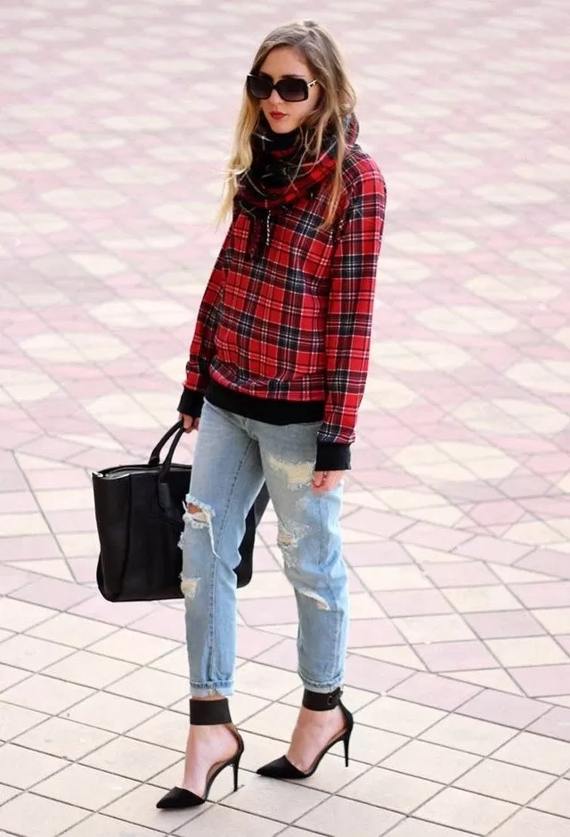 Boyfriend jeans fashion