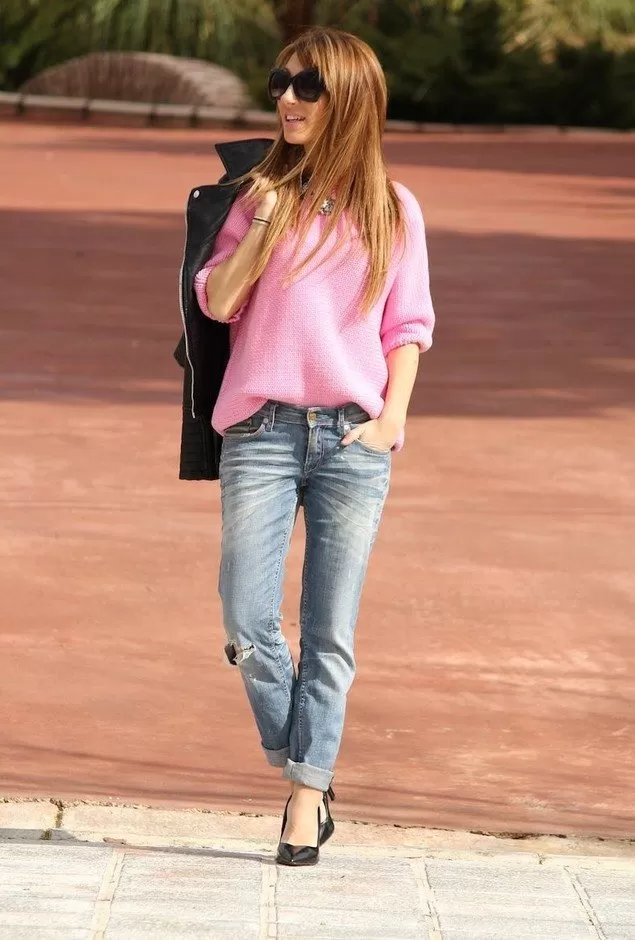 Boyfriend jeans fashion tips