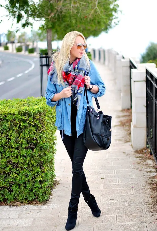 Three Ways to Style a Silk Scarf - Jeans and a Teacup