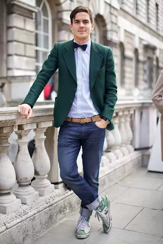 Bow tie with casual outfits