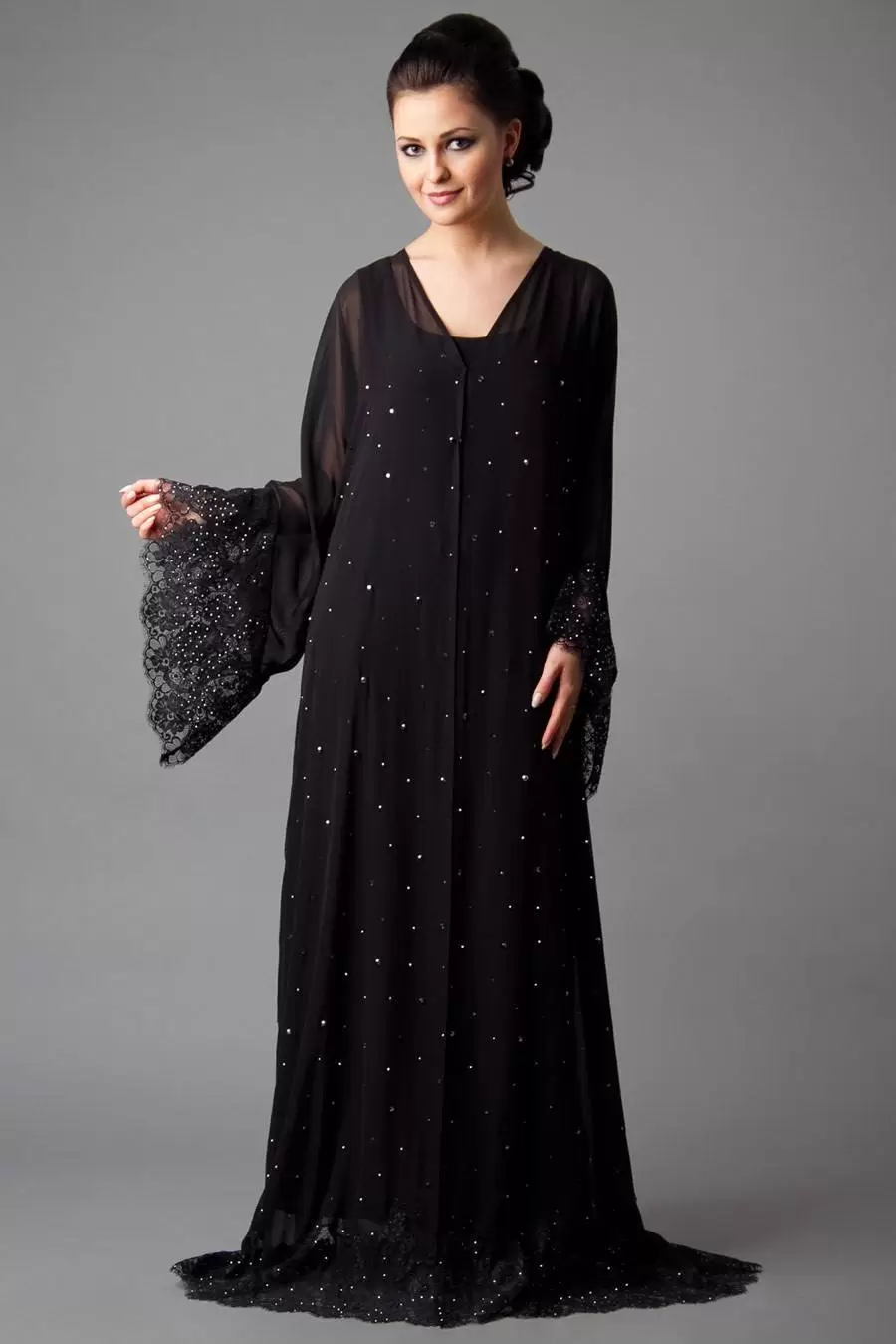 Fancy Embroidered Abaya