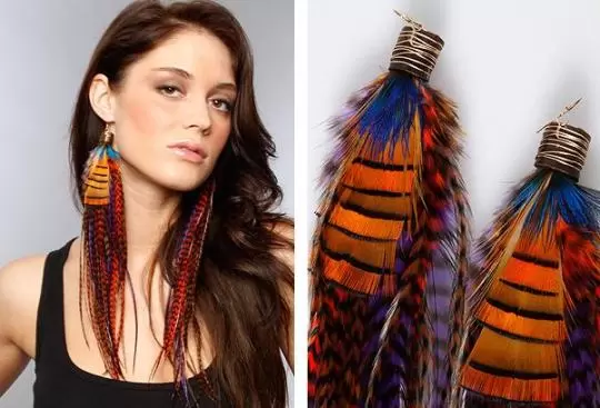 Beautiful Feather Earrings