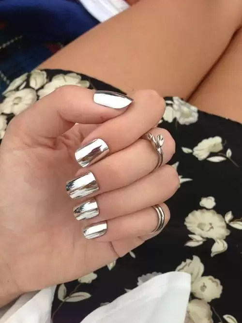 Mirror nail polish ideas