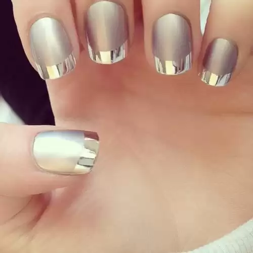 OPI chrome nail