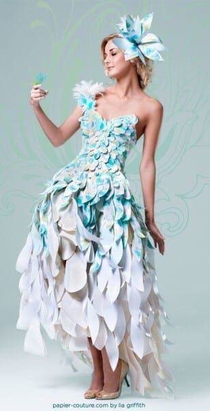 25 Amazing Paper Dresses Collection -Paper Clothing Ideas