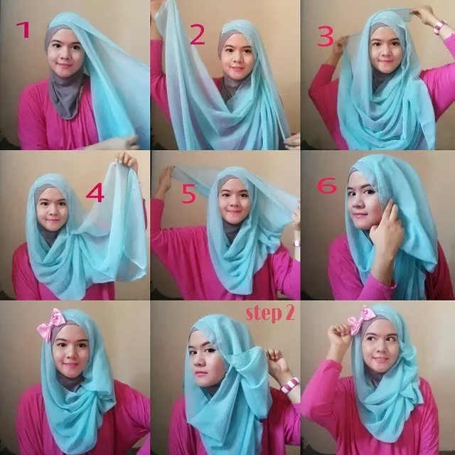 Hijab Tutorial with Bow