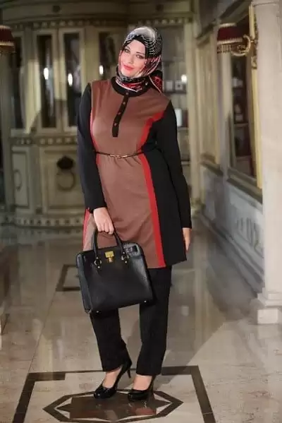 Hijab fashion for curvy women