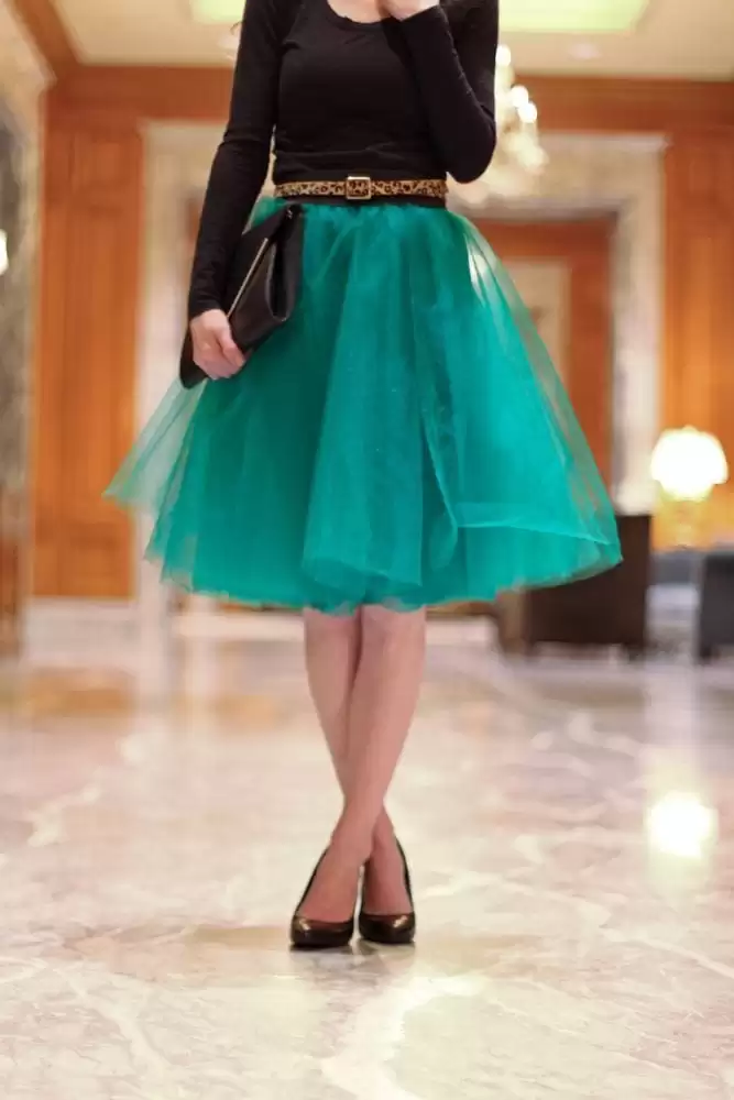 Tulle Skirt outfits for women 2