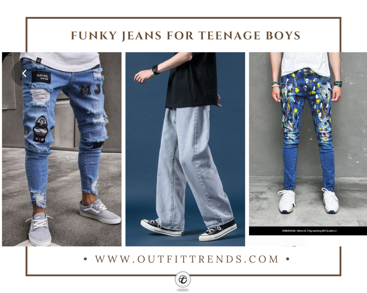 25 Funky Jeans For Boys for Swag Style