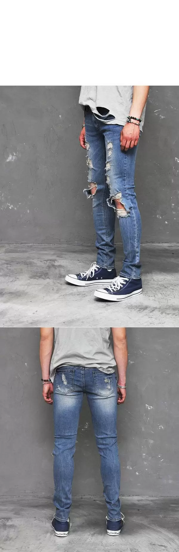 funky jeans for skinny boys