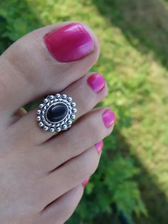 sterling silver toe rings