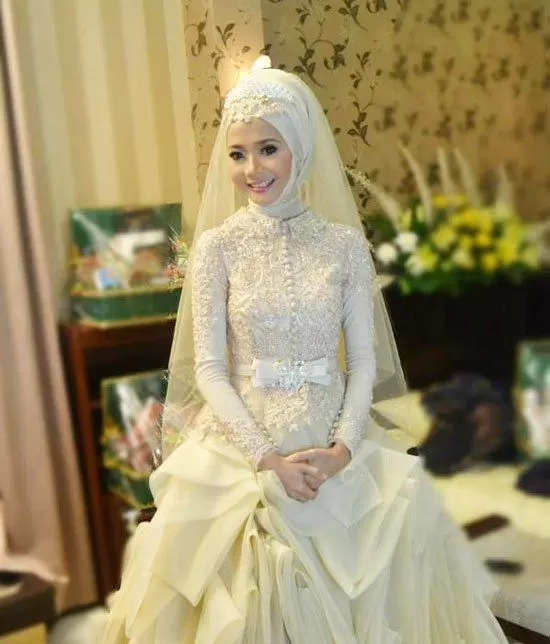 2015 Hijab Wedding Dresses