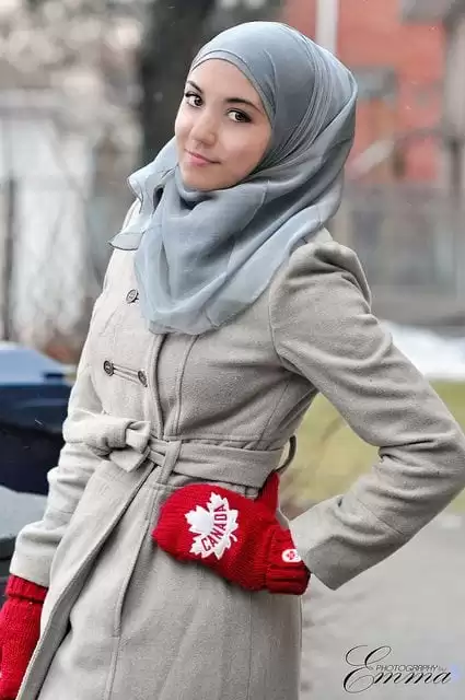 How to style hijab in winters