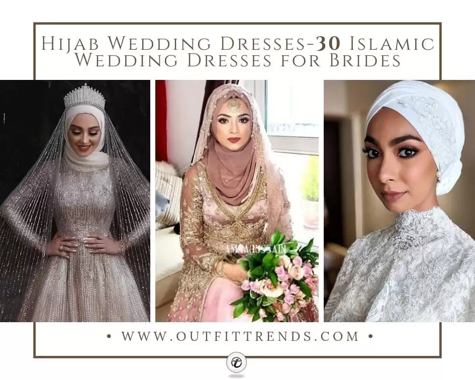 30 Beautiful Hijab Wedding Dresses