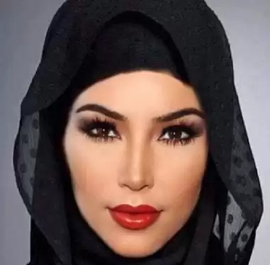 Kim Kardashian In Hijab