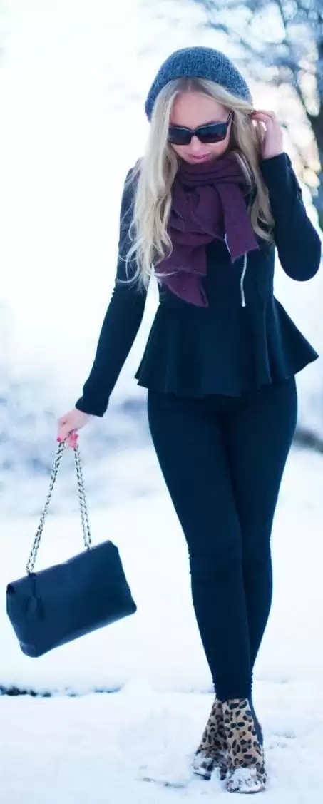 Peplum tops Style in Winters