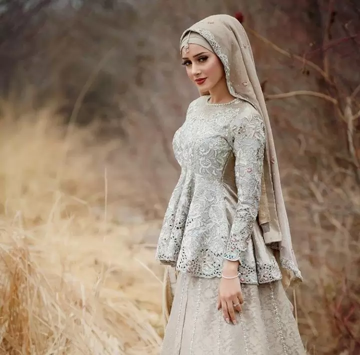 Bridal Hijabs styles (14)