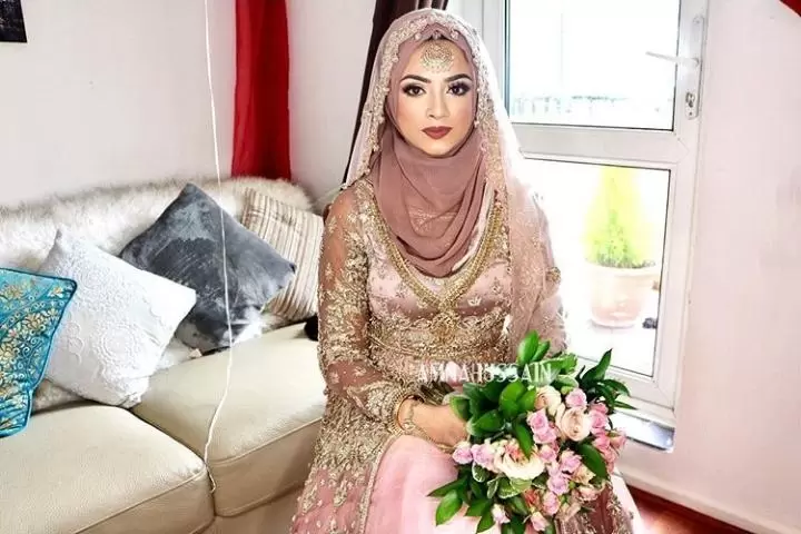 Bridal Hijabs styles (4)