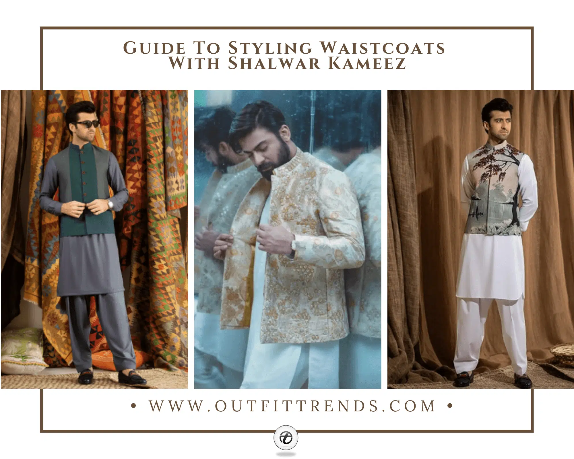 16 Stylish Shalwar Kameez & Waistcoats Combinations For Men