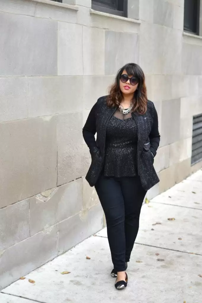 how to wear peplum top in winters