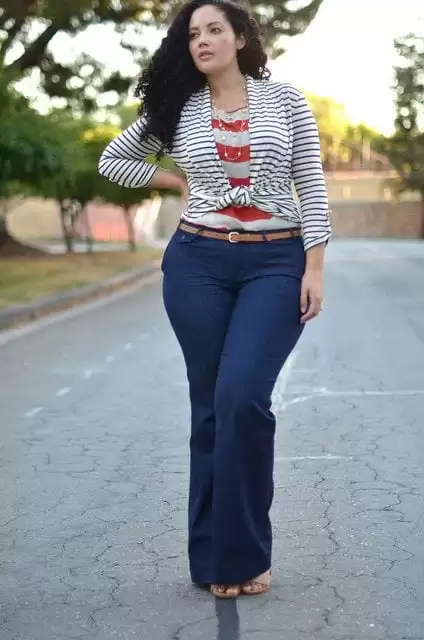 Curvy women street style