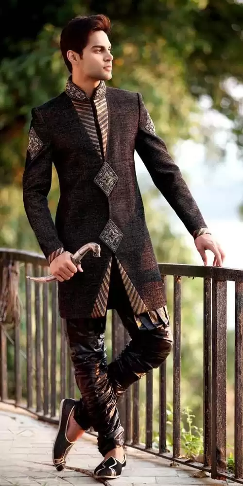 sherwani with pajama style