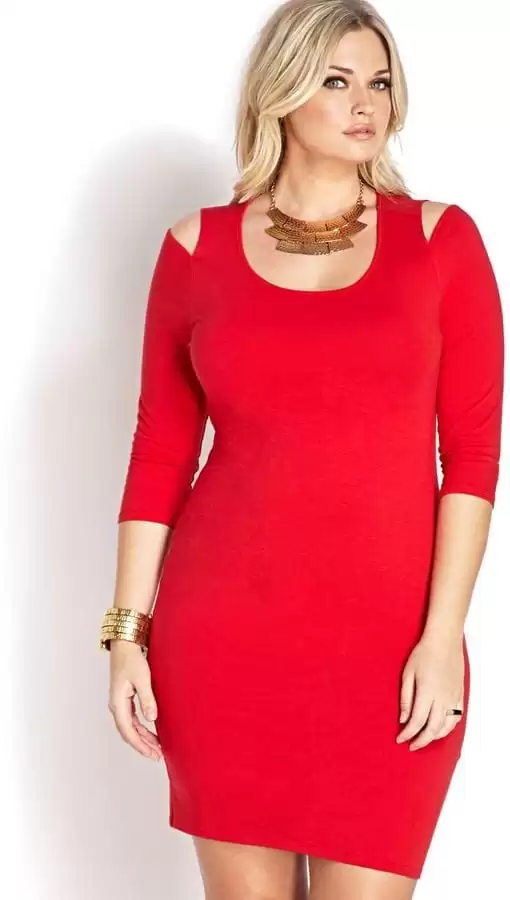 Plus size women Valentines party dresses (17)