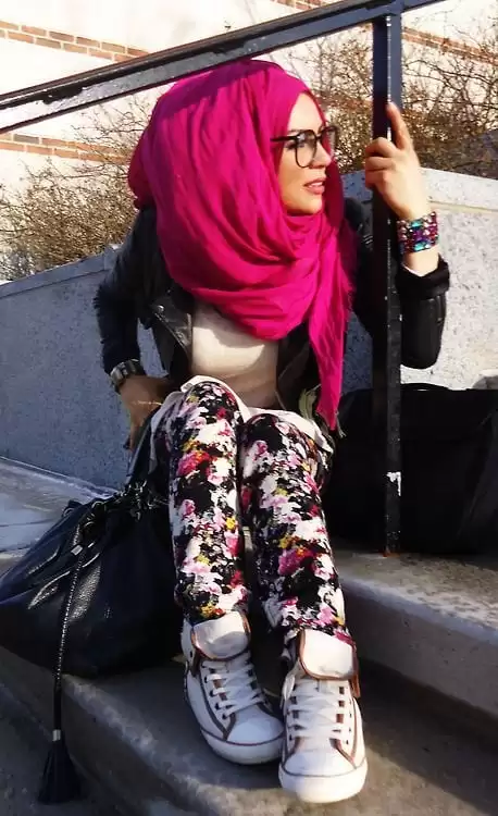 how to wear hijab in spring