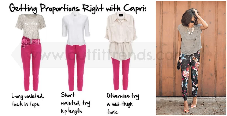 how to wear capri pants as short height girl (4)