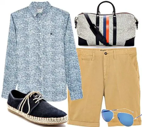 summer travel outfits mens