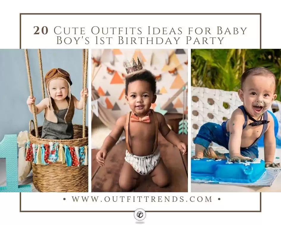 20 Cute Outfits Ideas for Baby Boys 1st Birthday Party