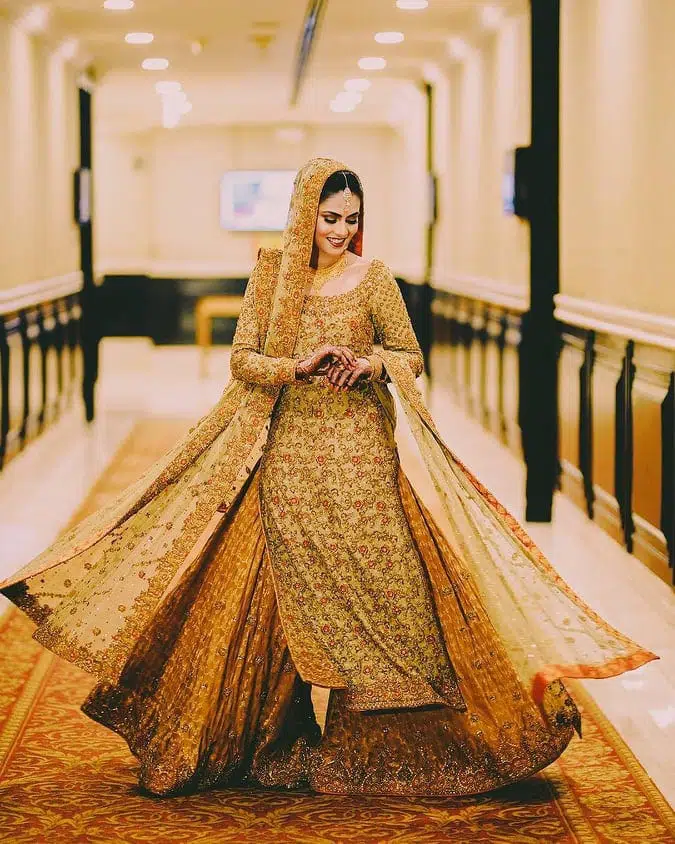 Latest Style Pakistani Bridal Outfits Combinations