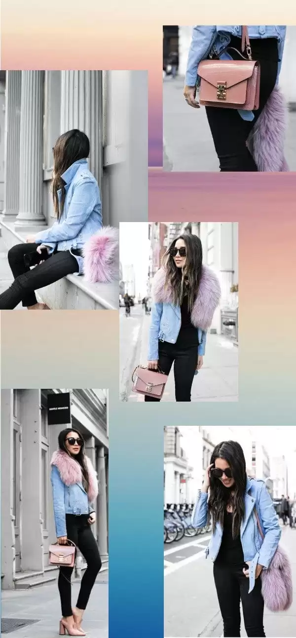 how to wear pastel outfits with black