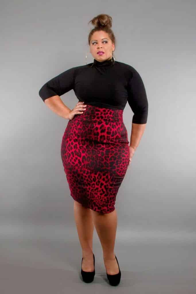 20 Stunning Skirt Outfits Combinations for Plus Size Ladies