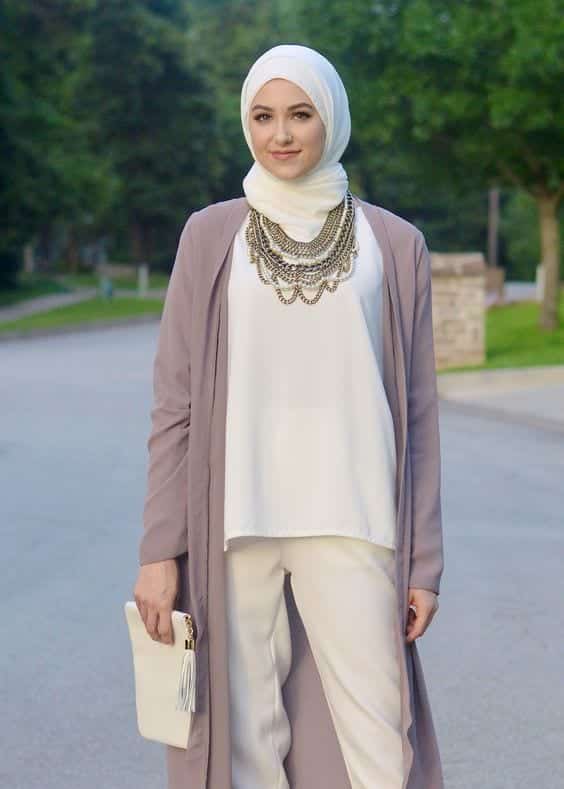 15 Latest Eid Hijab Styles with Eid Dresses-2018 Eid Fashion