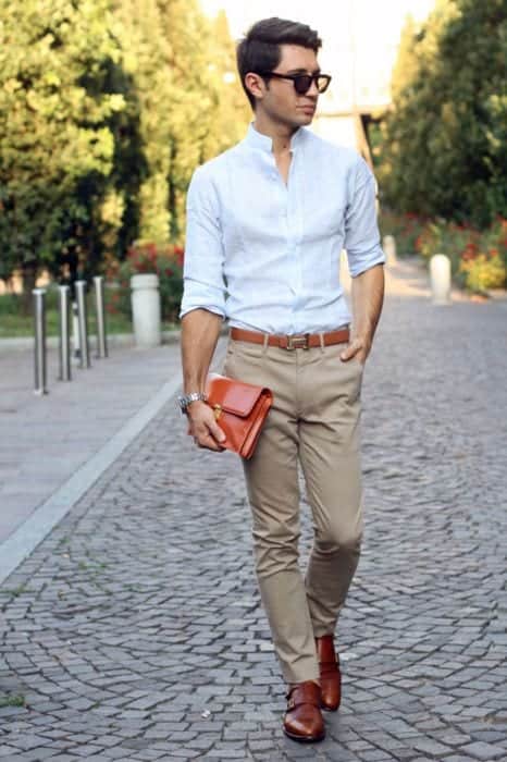 Men's Outfits To Wear with Oxford Shoes-27 New Trends
