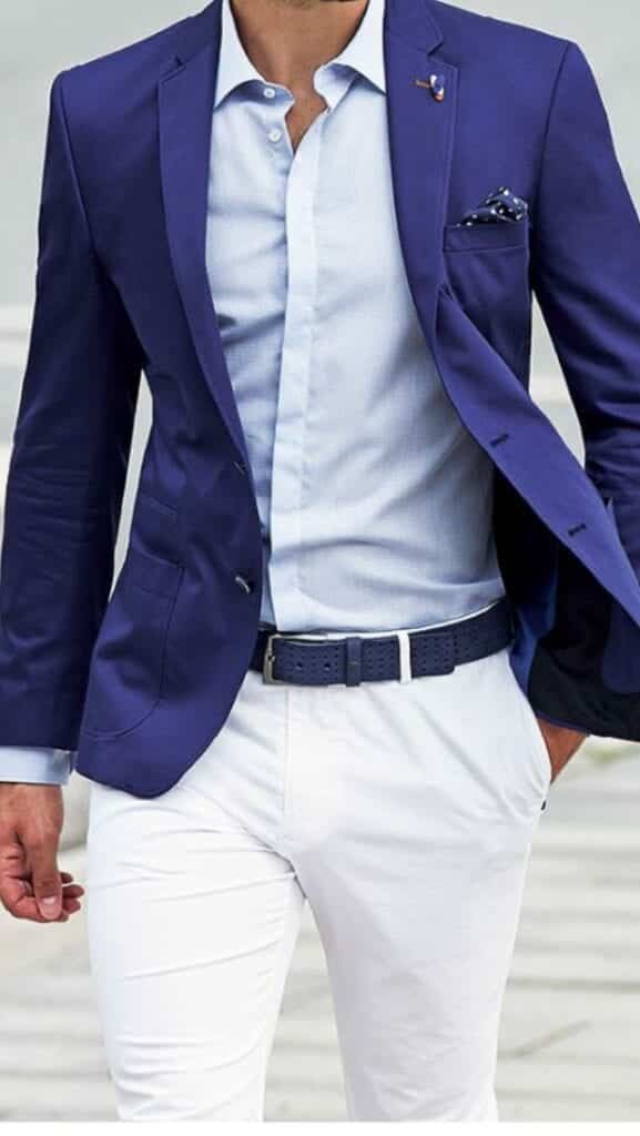 Men's White Shirt Outfits-30 Combinations with White Shirts