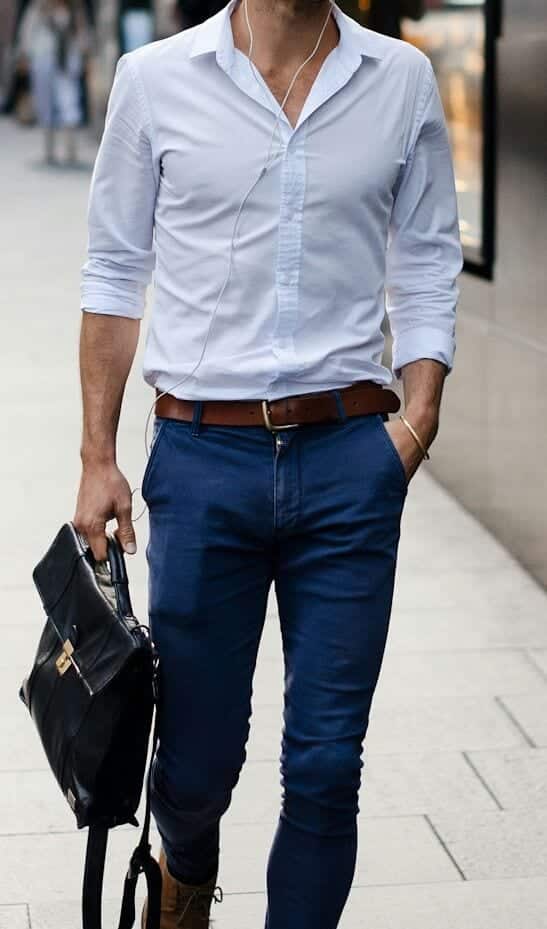 15 Best Dressing Combinations with White Shirt for Men