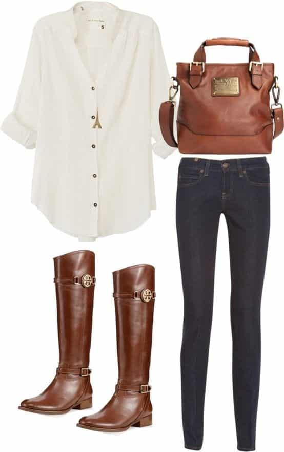 women outfit with white shirt11