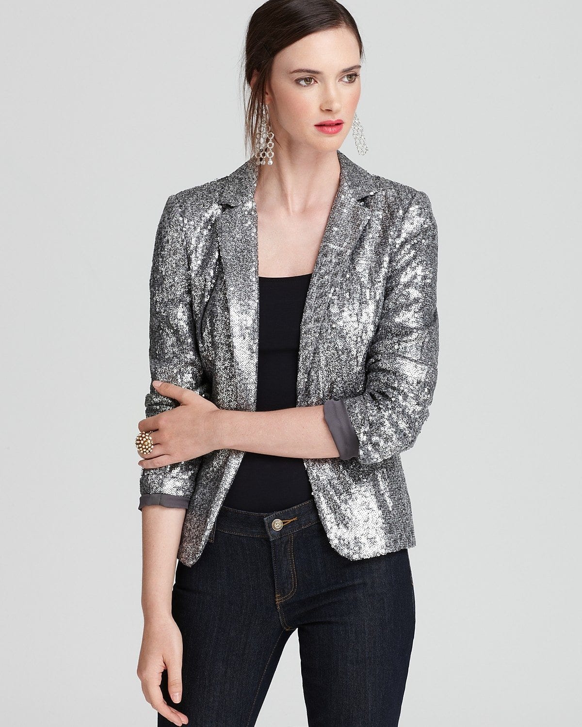 Sequin Blouse Outfit