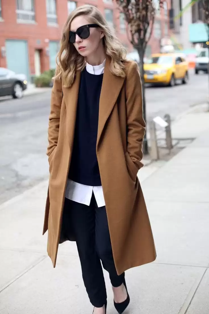 ideas to wear camel coats (15)