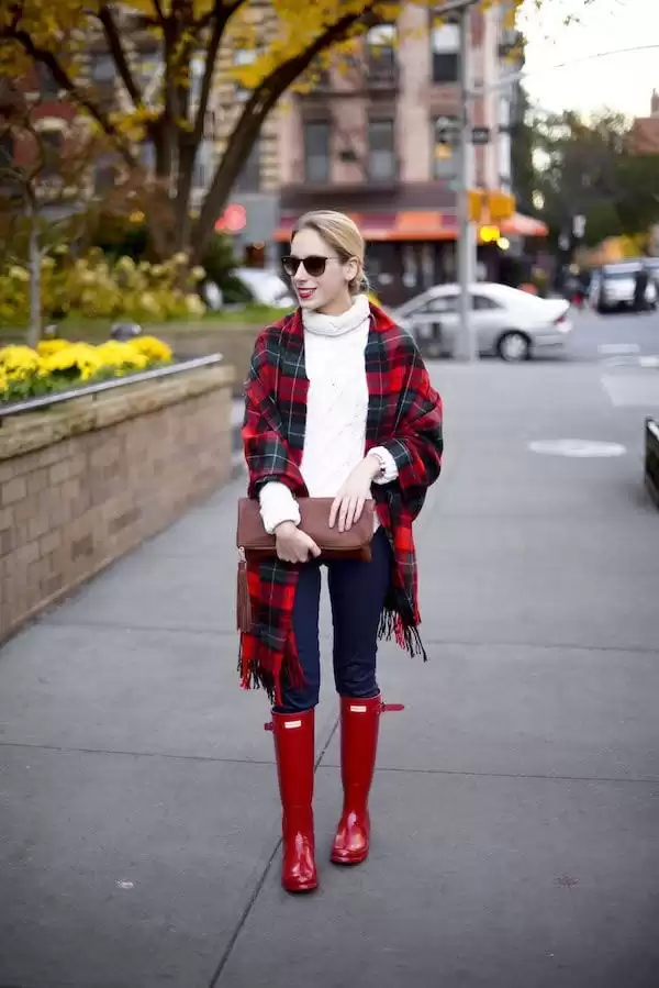 how to style hunter boots 17